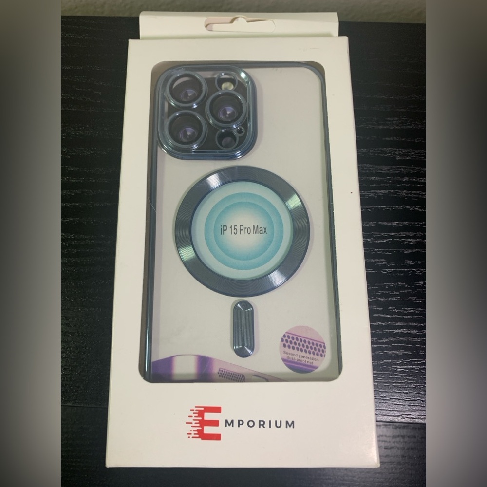 Emporium Iphone 15 Pro Max Case
Magnetic Clear Anti-scratch Cover